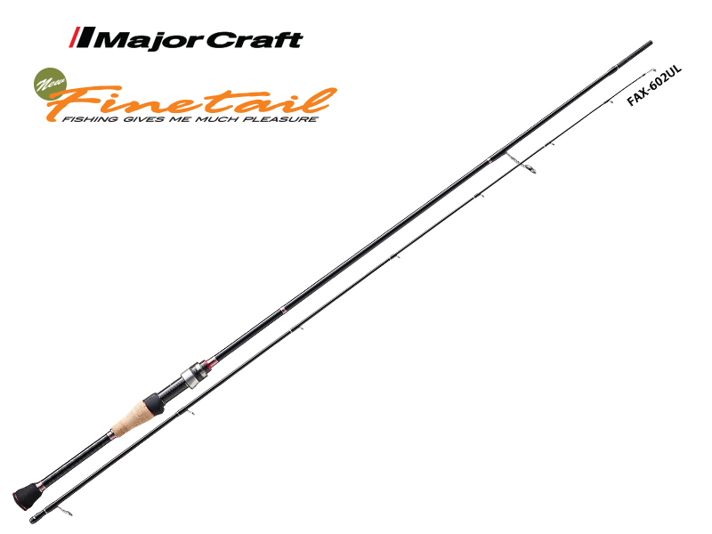 Major Craft New Finetail Area Glass FAX-602UL/G (Length: 1.83mt, Lure: 0.8-5gr)